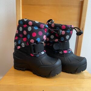 Northside waterproof toddler snow boots, size 7